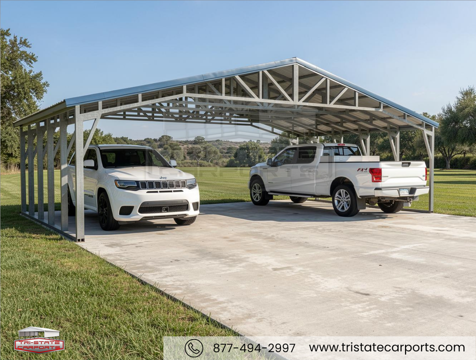 32'W X 20'L X 8'H VERTICAL ROOF SKU 173